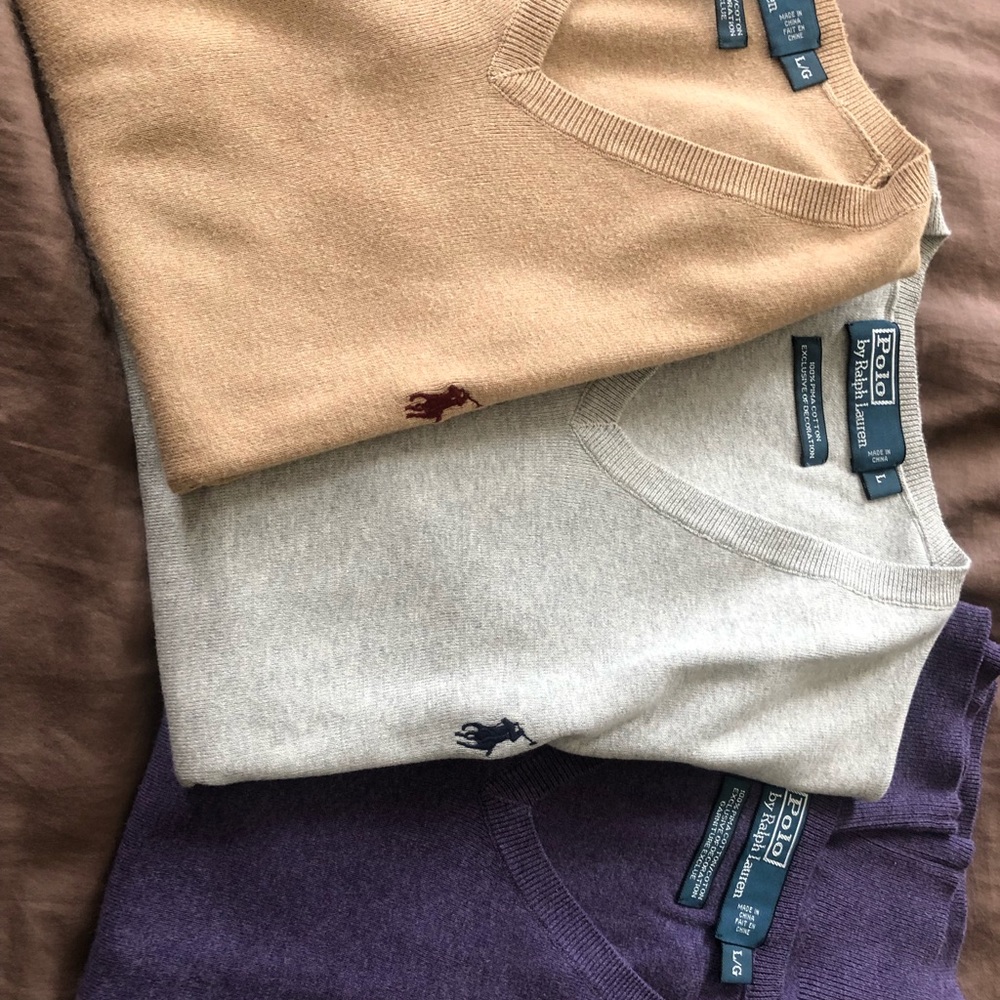 Polo by Ralph Lauren sweater vests